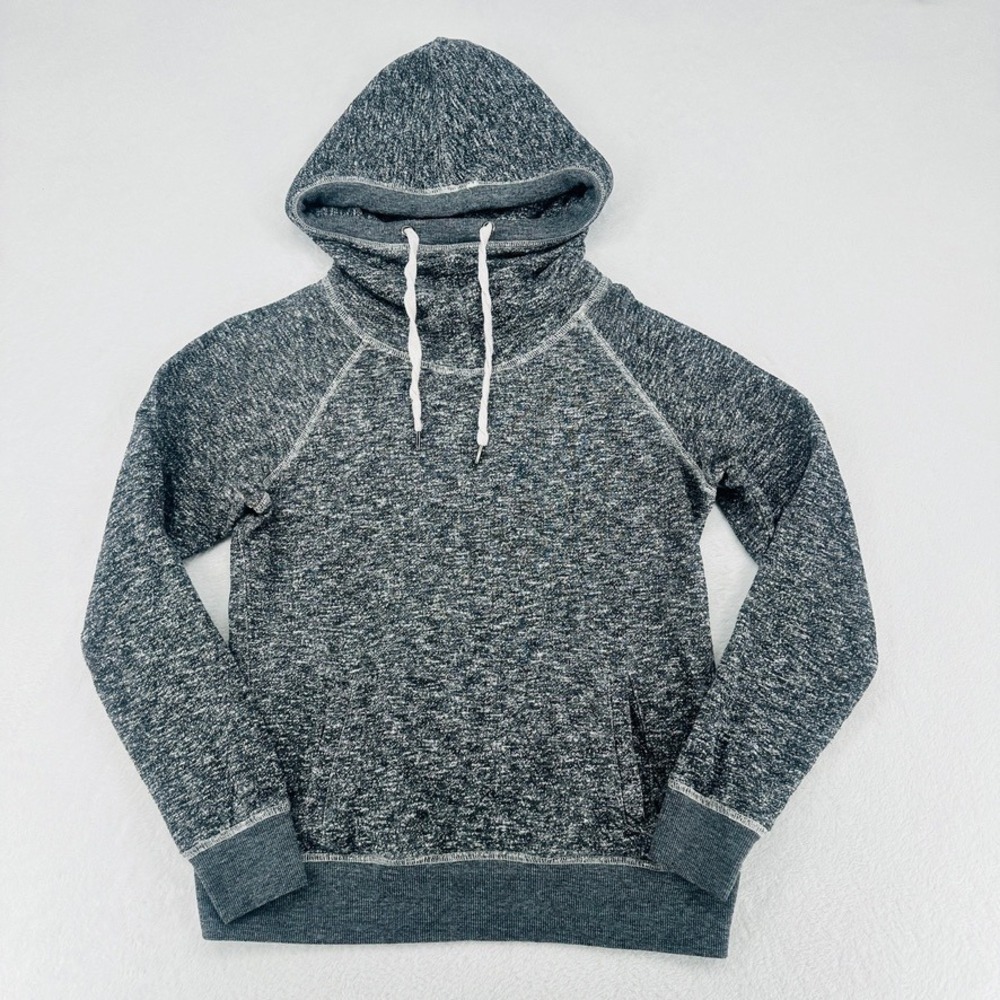 Jo‎ & Co Jeans Gray Pullover Hoodie Size Large Marled Cozy